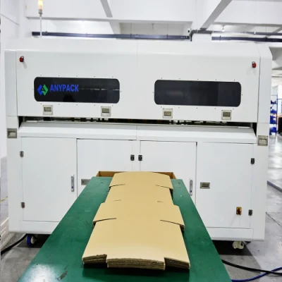 Anypack Fabricante de cajas China totalmente automático cartón ondulado de alta velocidad Caja de embalaje de cartón máquina de fabricación para la fábrica