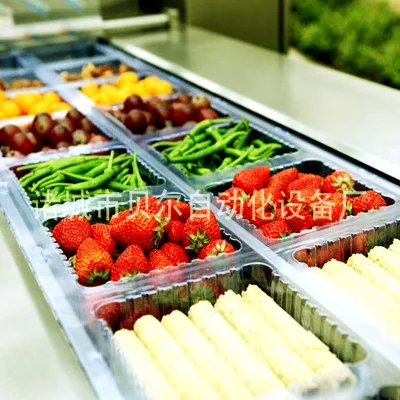 Bandeja automática de termoformado Máquina de embalaje de alimentos/Carne/pegar/crema vegetal/