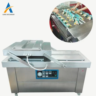 Doble cámara comercial huecograbado de vacío de alimentos secos y húmedos de la máquina de envasado al vacío de arroz