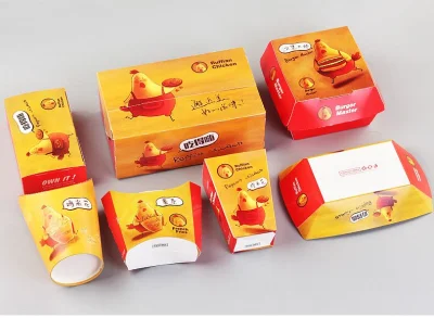Alta automática completa Effcience Pizza hamburguesa caja de cartón Fichas de termoformado máquina
