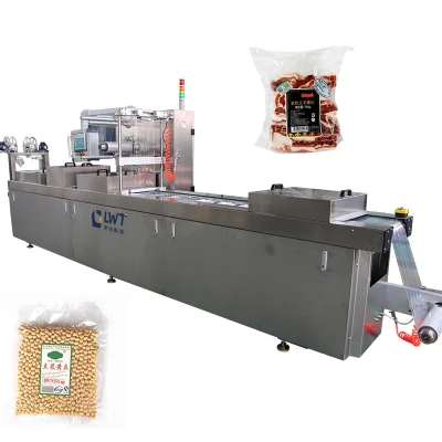 La línea de envasado industrial maquinaria de frutos secos Arroz de personalización de la máquina de envasado skin al vacío