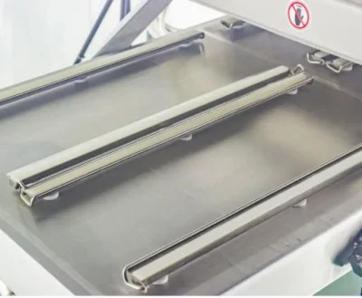 Bomba termoselladora de plástico de plástico de alimentos de uso comercial multifuncional Máquina de embalaje al vacío de doble cámara