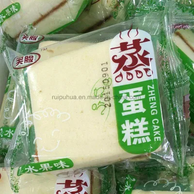 Pastel de capa totalmente automática Máquina de embalaje alimentación pan pan pan de la máquina de embalaje la máquina de ensacado Shives