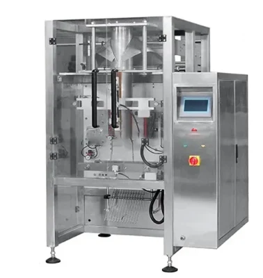 Kefai automático VFFS Alimentos pesaje Embalaje vacío formación vertical llenado Sellado de granos de cacahuete patatas fritas de arroz nueces de azúcar bolsa de granule Máquina de embalaje de bolsas
