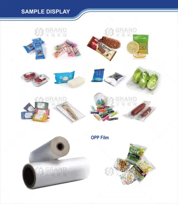 Automatic Servoaccionamiento Bolsa almohada Pack flujo horizontal pequeña maquinaria de envasado máquinas de embalaje bolsa de caramelos