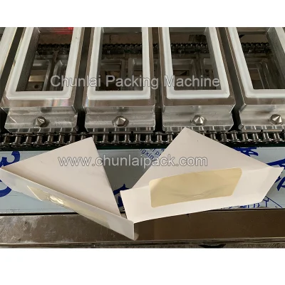 Embalaje de alimentos preparados BG-2 Sandwich tipo Lineal Caja de plástico bandeja de papel cartón Contenedor de la máquina de sellado