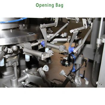 Máquina de embalaje de alimentos de embalaje de bolsas de embalaje de bolsas de Doypack de pie