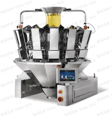 Weigher multiterminal automática máquina de envasado pesaje y ensalada de frutas verduras de la máquina de embalaje