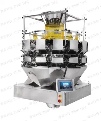 Weigher multiterminal automática máquina de envasado pesaje y ensalada de frutas verduras de la máquina de embalaje