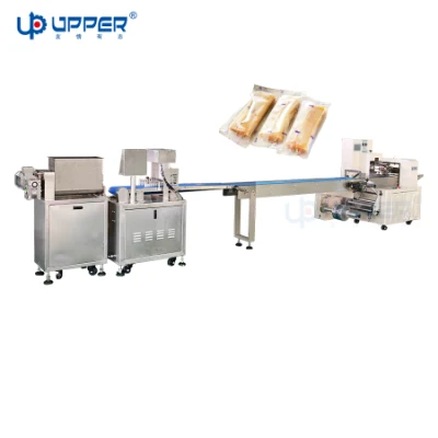 Extruder Packaging Machines masa Candy Bunds al vapor pastel de pastel Biscuit Pan Fondant Snack plástico de bolsa de alimentos arcilla Pasta flujo Pillow Máquina de embalaje de la extrusora