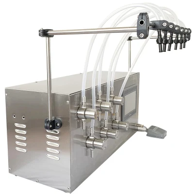 Resistencia a la corrosión Dovoll magnético de alta temperatura semiautomática de la bomba de agua de botella de plástico de la miel líquida Salsa de zumo de refresco, salsa de tomate Máquina de Llenado