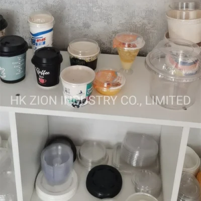 Gran disposición contenedor Recipiente de plástico con tapa recipiente alimentos Comida de verificación que hace la máquina de termoformado Máquina de embalaje blister tazas de té