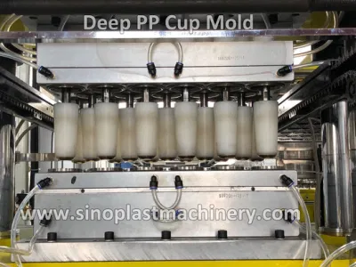 Tazón de la Copa desechable de plástico automática de contenedor de la bandeja de termoformado máquina de hacer formación