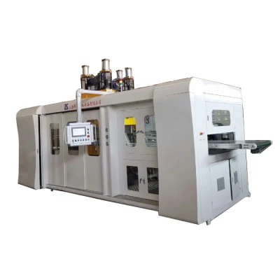 ZS-4070 presión positiva y negativa totalmente automática calibre fino proceso de termoformado al vacío producto plástico (embalaje, bandeja, caja, tapa...) Máquina