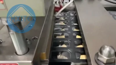 Cuchara automática máquina de envasado de miel La miel de llenado de la Copa de la bandeja de productos de plástico de la máquina de sellado Blister termoformado máquina de envasado el envasado de alimentos