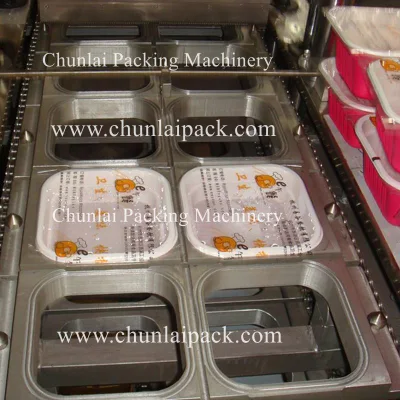 Comida preparada Embalaje Lunchbox comidas preparadas sellado de recipientes BG-2 rápido Máquina selladora de bandejas de alimentos