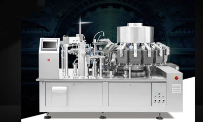 Automático Lin-Pack listo para comer el Envasado de Alimentos Máquina de embalaje bolsa