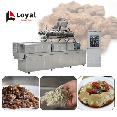 Buena carne Artificial de Qualty Textured Soya proteína máquina de elaboración de alimentos