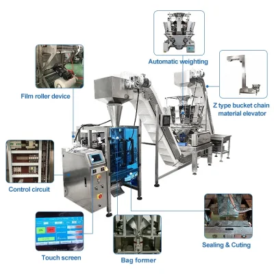 El mejor precio congelado la tuerca de cubo de la mantequilla de hierbas de sellado automático vertical Berry Envoltura de hielo de la máquina de embalaje Pop