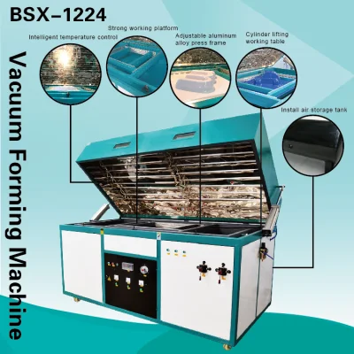 Máquina automática de termoformado de tablero de plástico de 4*8 pies para letreros 3D de acrílico ABS PVC lámina de PET.