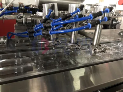 Termoformado Blister empaquetadora automática de líquidos para el chocolate y mantequilla o mermelada o miel/pegar/salsa ketchup/