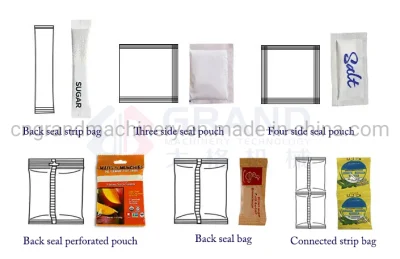 La miel líquida la salsa de soja bolsa pequeña bolsa de polvo de llenado/Máquina de embalaje saquito.