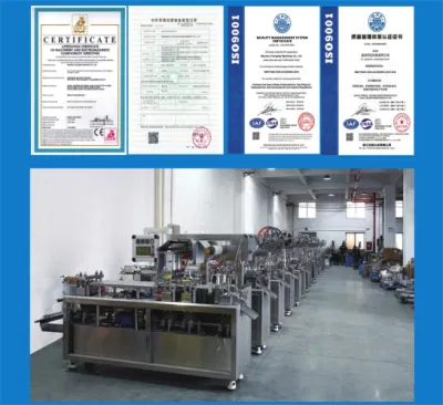 YoungStar Dpp420 Alta calidad Hot Sale papel automático-plástico 18650 batería Envases Blister máquina de embalaje
