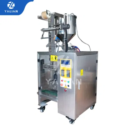Yalian vertical automático pequeño bolso saquito mayonesa Salsa de llenado de líquido envasado Envasado máquina de sellado de llenado de la bolsa de saquito.
