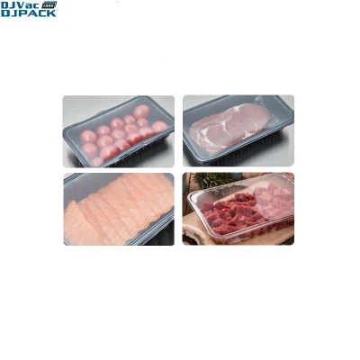Máquina de sellado manual de bandejas para el sellador de envases de verduras de comida Takeaway
