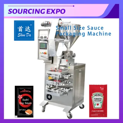 Flujo automático de pasta de tomate ketchup miel salsa de chili/Máquina de embalaje de miel zumo de máquina de envasado de líquidos/envasador de la sopa de leche