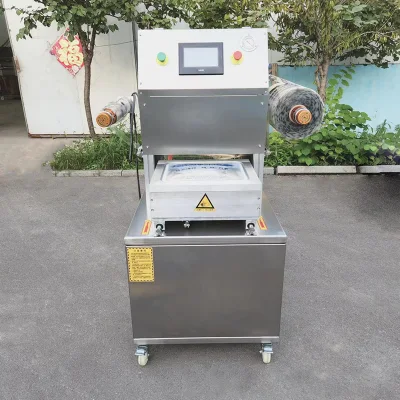 Aire acondicionado Caja de vacío máquina de envasado Fresh-Keeping lactona Tofu maquinaria de la máquina de envasado al vacío