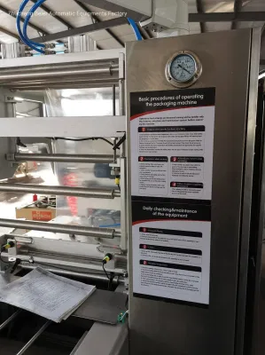 Máquina de embalaje termoformado totalmente automática para alimentos carne Frutas Verduras Pescado de fideos