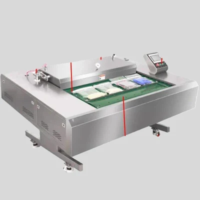 Máquina de envasado al vacío automático y continuo sellador de alimentos máquina de envasado al vacío 1100mm Sellado