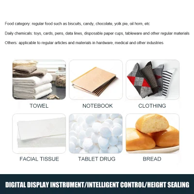 Sellado de funda de almohada de la bolsa de plástico de anillos de Sandwich Pan automático de la máquina de embalaje