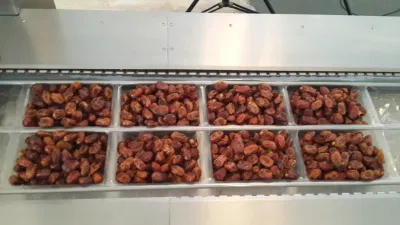 Máquina de envasado al vacío de termoformado de frutas verduras frescas salchichas
