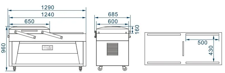 Food Packing Storage Nut/Fruit/Meat Commercial Sealer Vacuum Packaging Machine