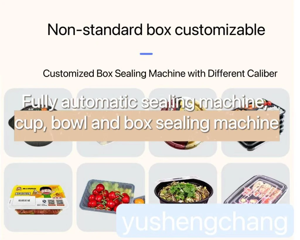 140*140mm Manual Duck Cargo Cooked Food Marinated Malatang Round Bowl Takeaway Packaging Sealing Machine (square)