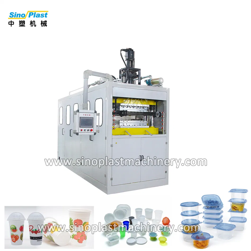 Automatic Plastic Disposable Cup Bowl Tray Container Thermoforming Forming Making Machine