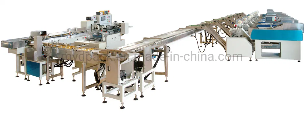 Automatic Food Noodle Pasta Rice Noodles Packing Machine Wrapping Machine Packaging Machine with 8 Weighing Bundling Machines