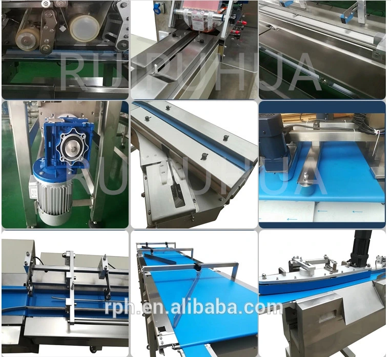 Factory Price Automatic Tray Loading Horizontal Rotary Pack Small Food Biscuit Candy Packing Machine