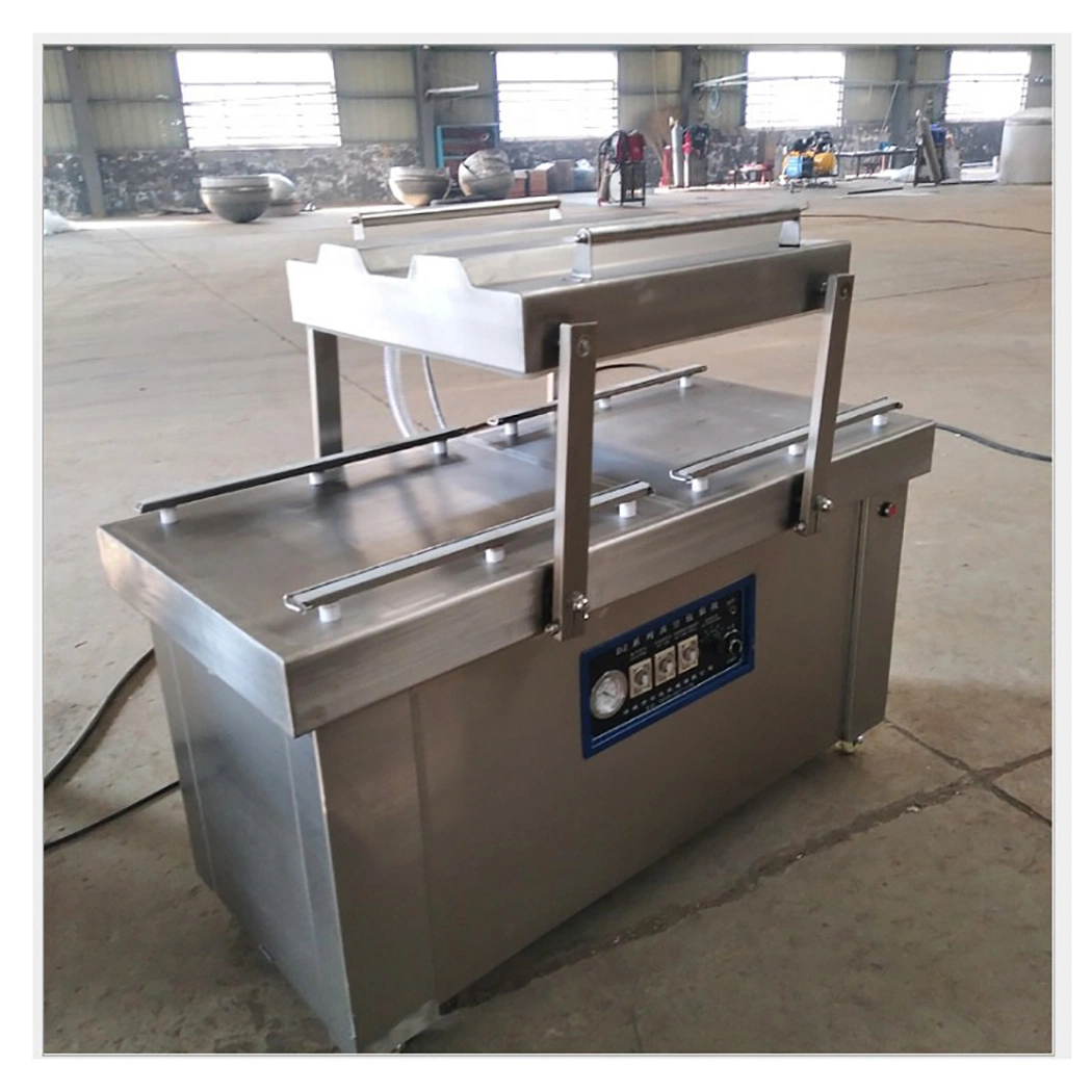 Stainless Steel Single Chamber Four Seal Roast Chicken Rice Sausage Vacuum Packaging Machine