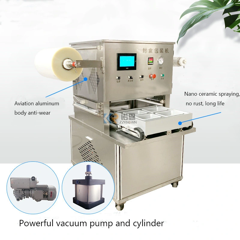 Vacuum Skin Packaging Machine Nitrogen Food Packaging Machine Food Tray Sealing Machine for Dry Tofu Fruit Egg Sealing Machine