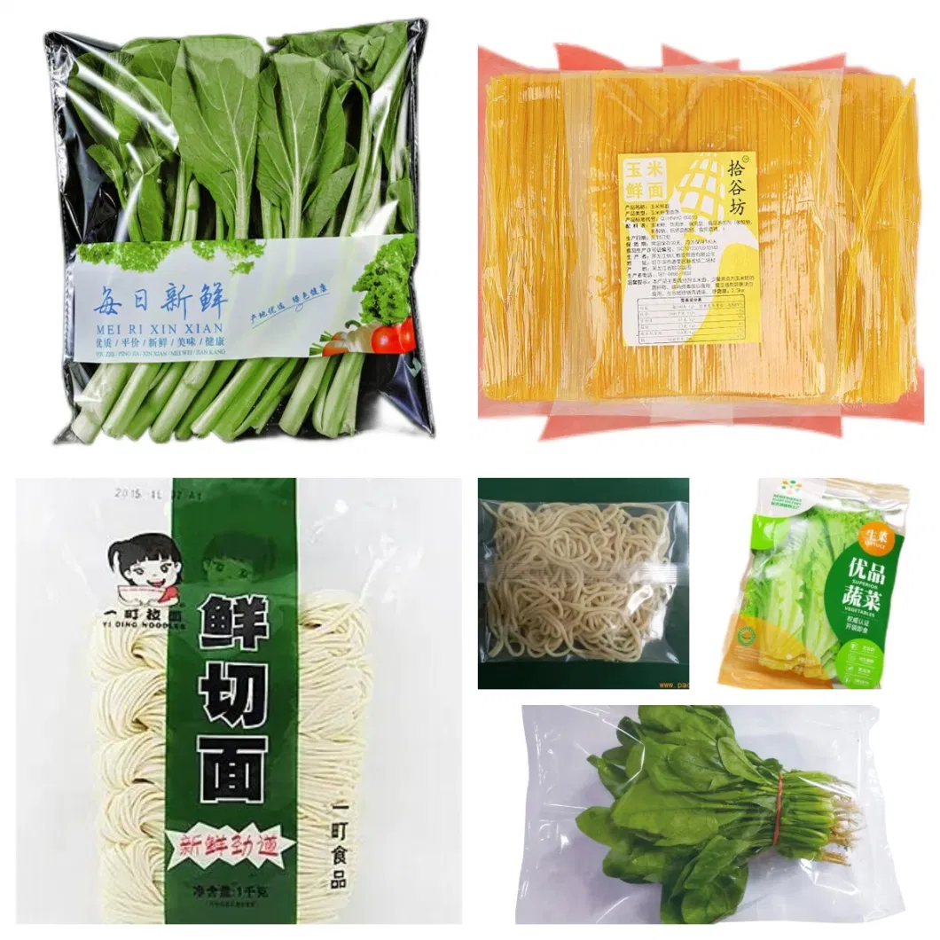 Factory Price Fresh Product Wet Noodle Continuous Packaging Machinery Fruits Plastic Packing Machine Food Packaging Machines