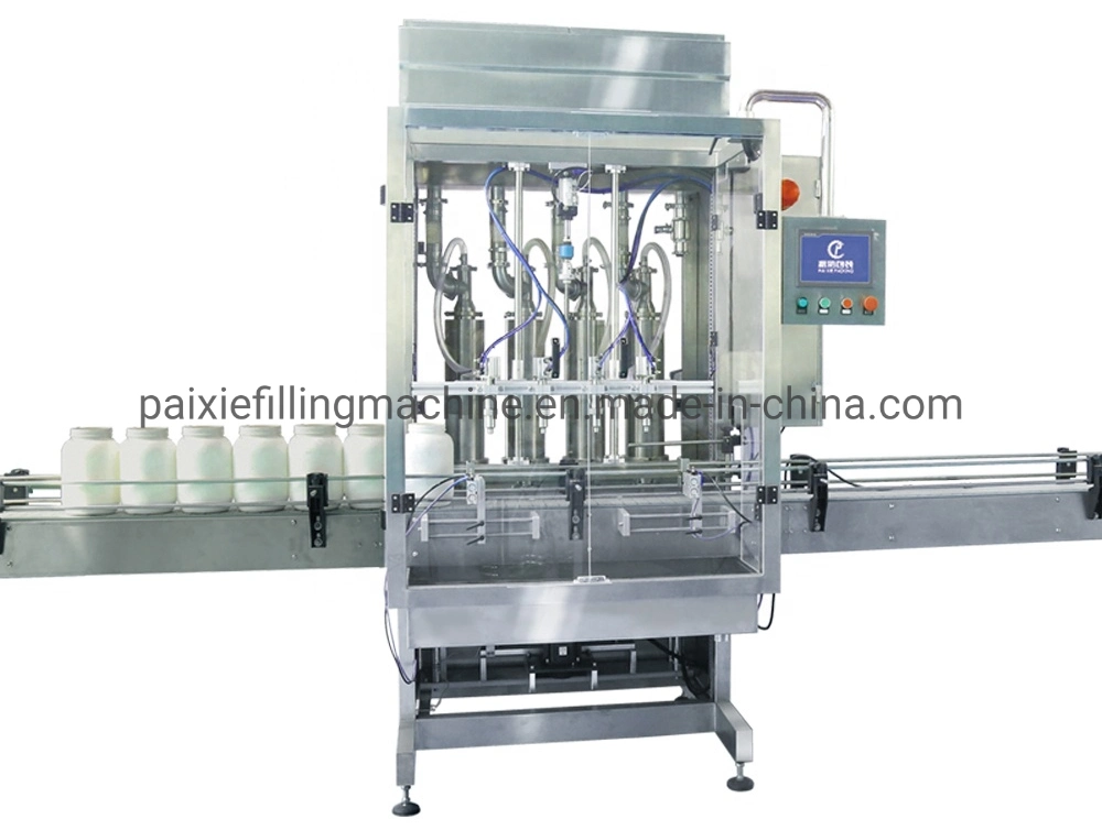 Factory Industrial Supplier Jam Mayonnaise Sauce Pet Big Barrel Production Line Filler Capper Labeler Boxer Machine Smart Filling Machine