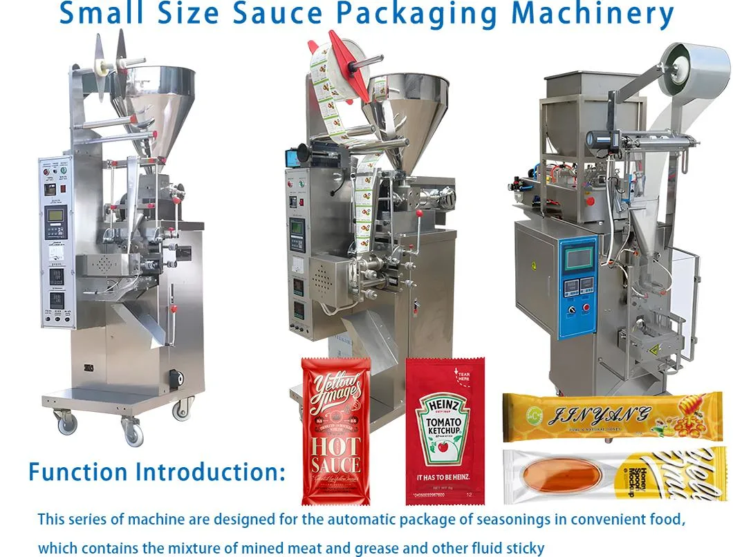 Automatic Flow Tomato Paste Ketchup Honey Packing Machine/Chili Sauce Juice Honey Liquid Packaging Machine/Milk Soup Packer