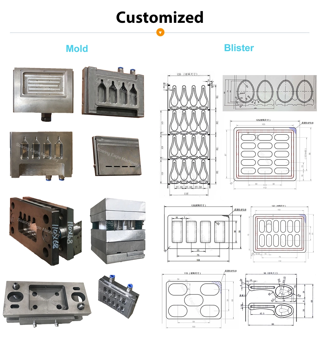 Automatic Single-Dose Butter Liquid Thermoforming Blister Packaging Machine Olive Oil Packing Machine