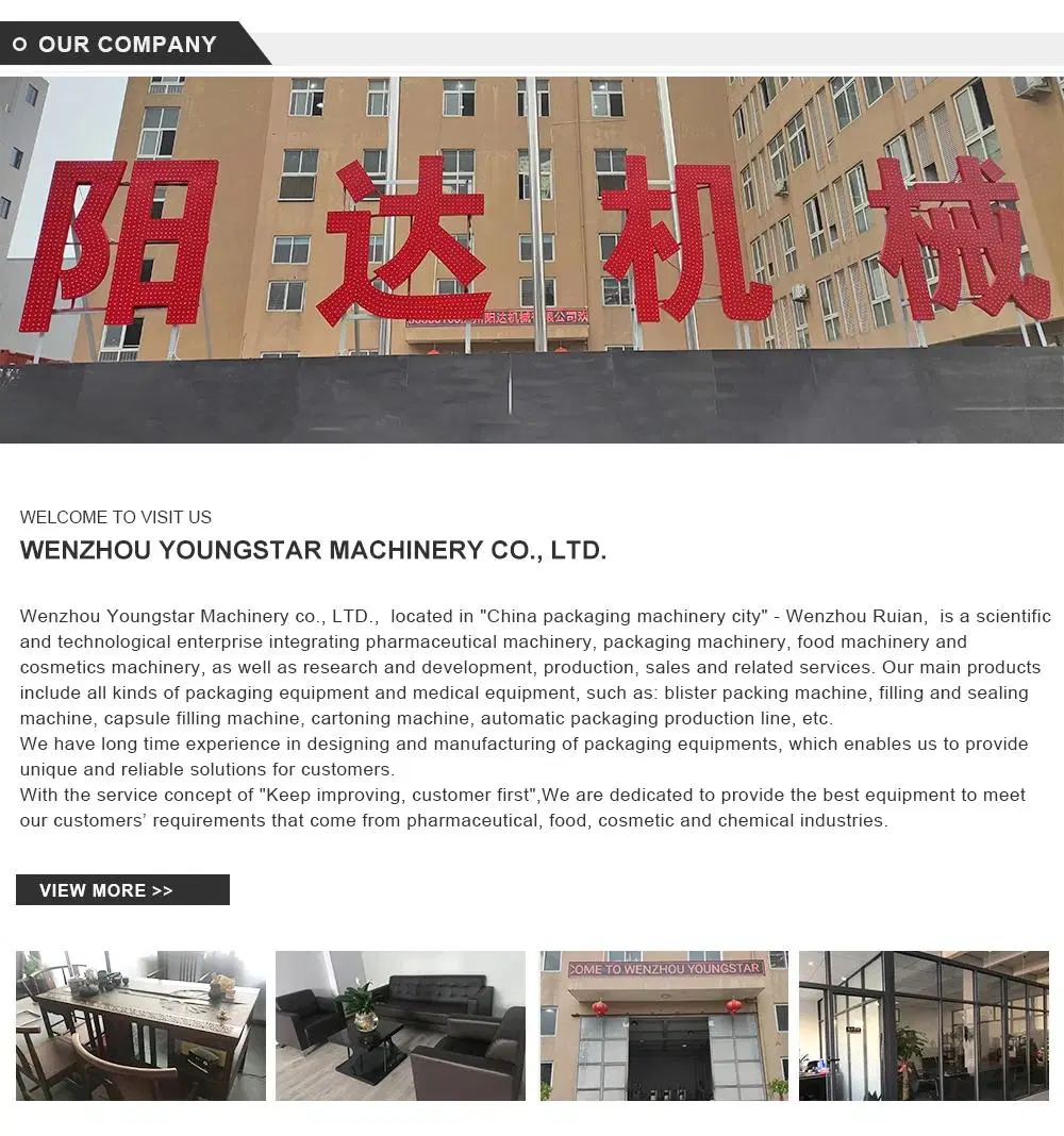 Youngstar Dpp420 High Quality Hot Sale Automatic Paper-Plastic 18650 Battery Packs Blister Packing Machine