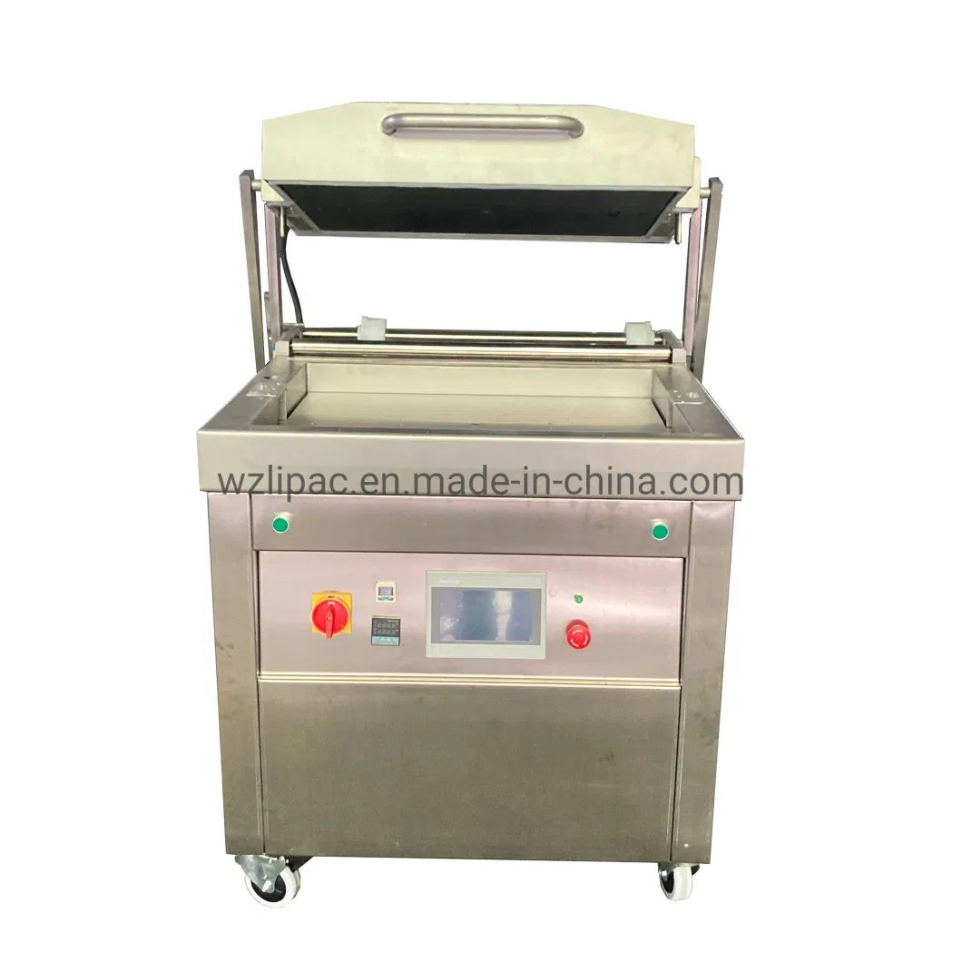 Tray Sealing Cooked Foods Skin Vacuum Packing Machines Processing Fish Skin Pack Machine, High Speed Skin Pack Machine