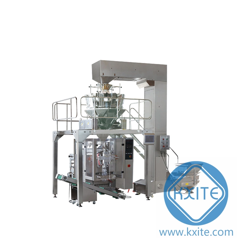 Automatic Granular Packing Snack Foods Beans Seeds Rice Sugar Salt Grain Packaging Machine