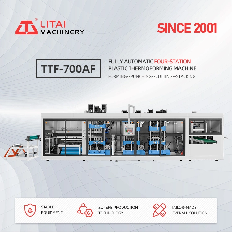 Fully Automatic Plastic Pallet and Lid Thermoforming Machine for Plastic Sheet